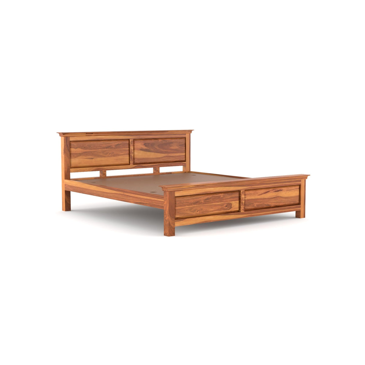 Bhagwati Art Sheesham Wood Bed without Storage – 2 Dalla Design – view 5