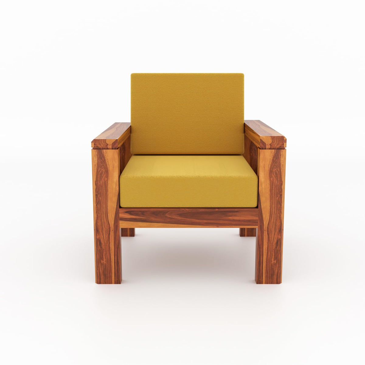 Bhagwati Art Sheesham Wood 5 Seater Sofa with X Design Armrests – view 43