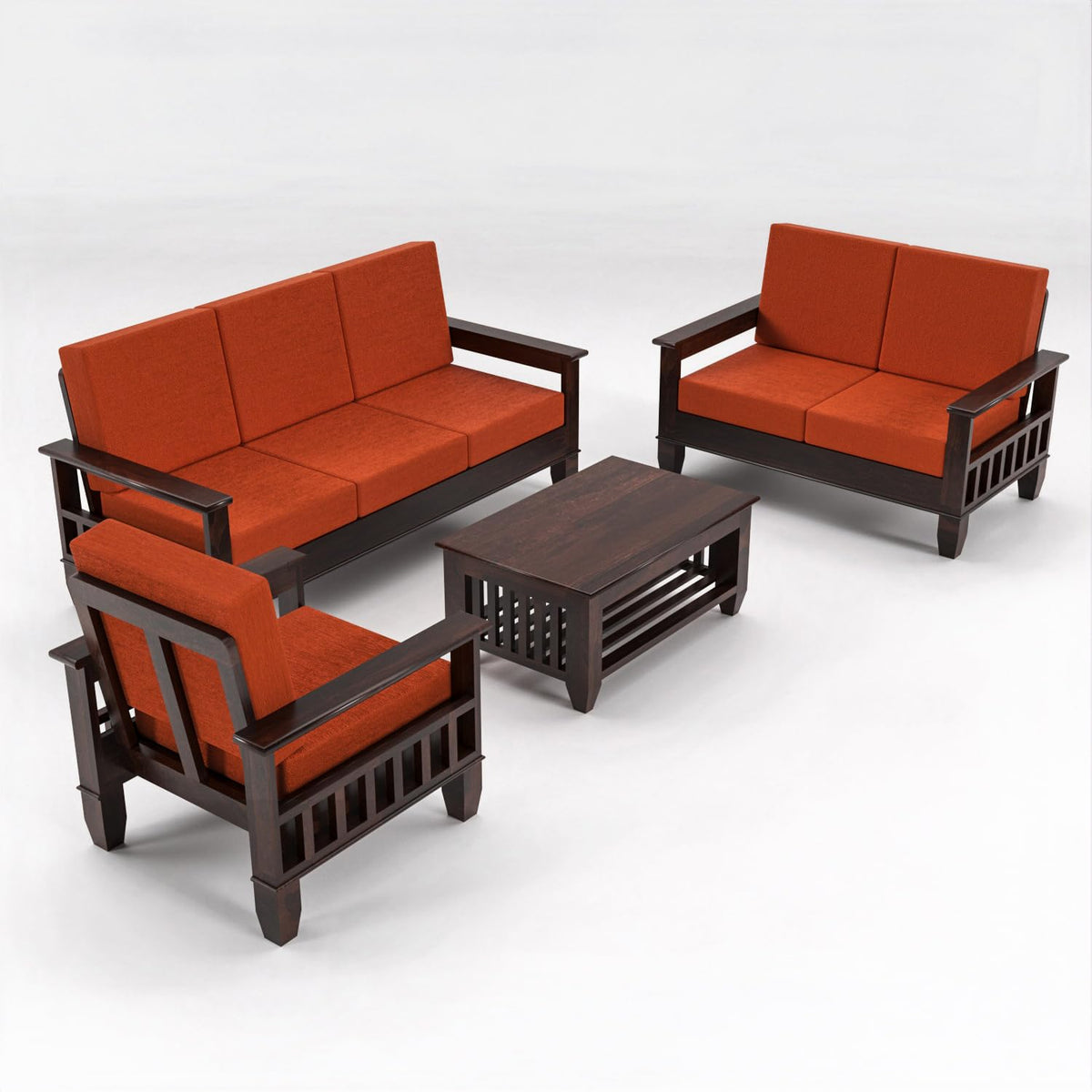 Bhagwati Art Sheesham Wood 6 Seater Sofa Set – Classic Design – view 44