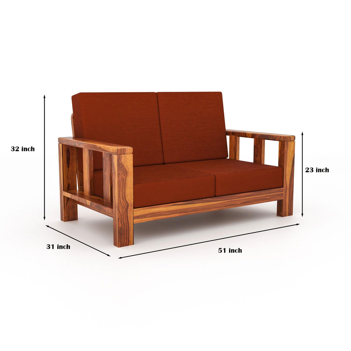 Bhagwati Art Sheesham Wood 7 Seater Sofa Set – Lounge Design – view 43