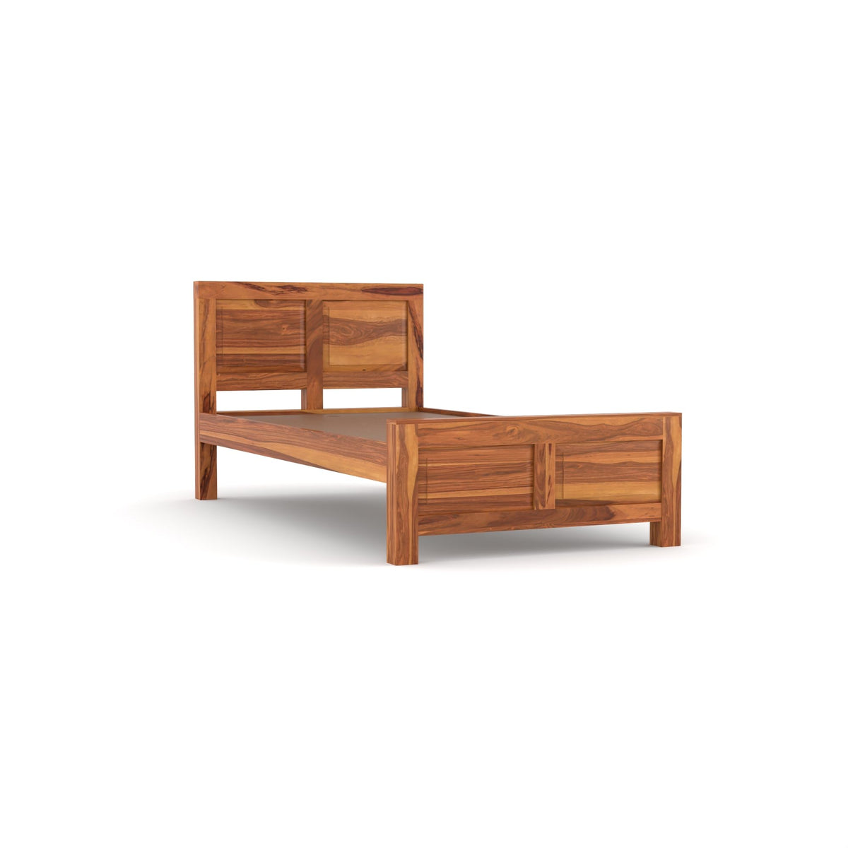 Bhagwati Art Sheesham Wood Single Bed without Storage – 2 Dalla Design – view 8