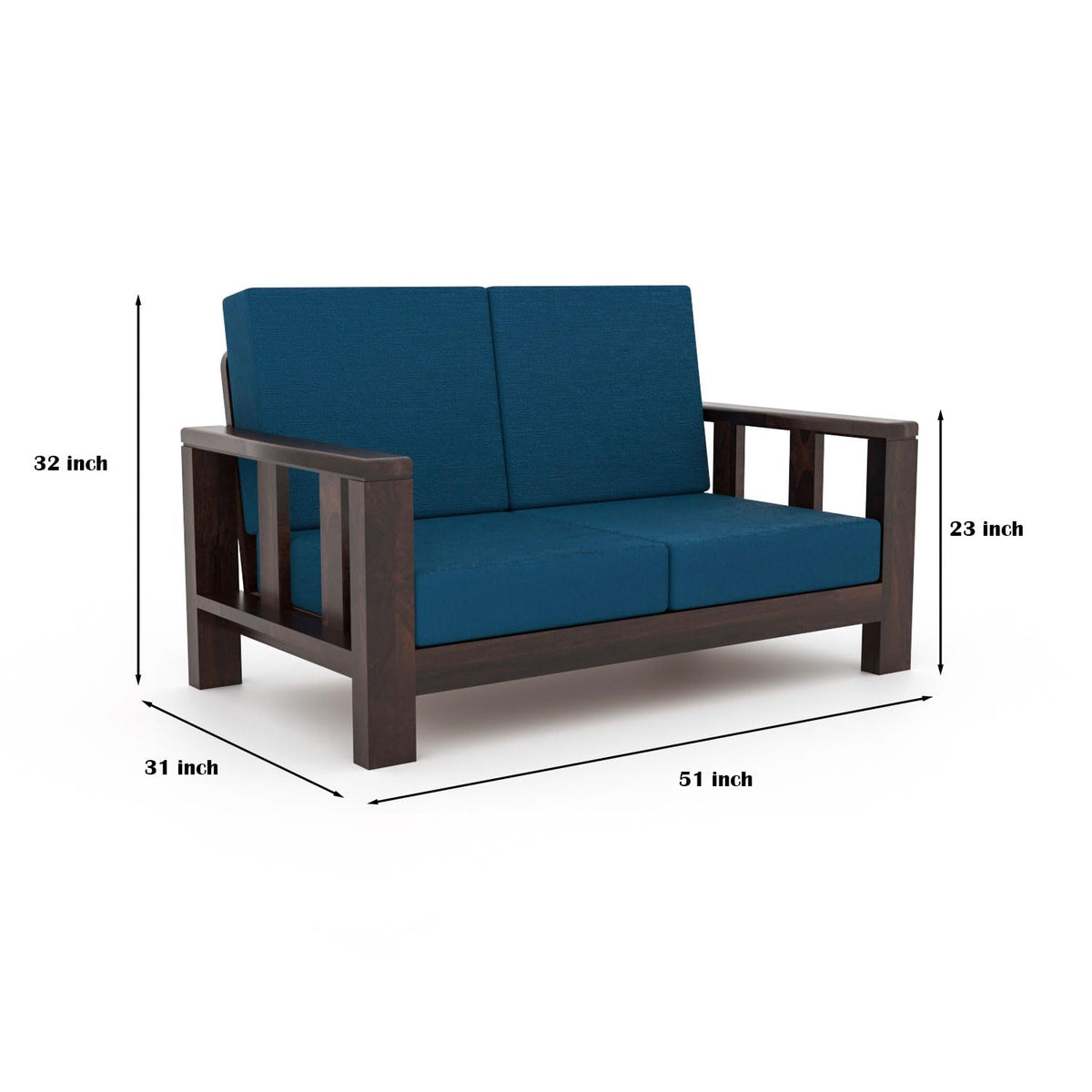 Bhagwati Art Sheesham Wood 7 Seater Sofa Set – Lounge Design – view 11