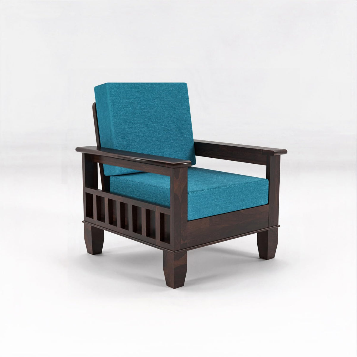 Bhagwati Art Sheesham Wood 1 Seater Sofa – Classic Design – view 9