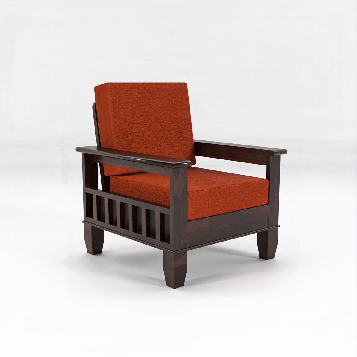 Bhagwati Art Sheesham Wood 1 Seater Sofa – Classic Design – view 29