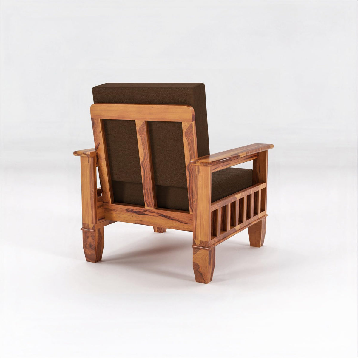 Bhagwati Art Sheesham Wood 1 Seater Sofa – Classic Design – view 15