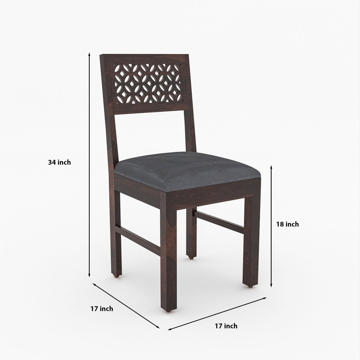 Bhagwati Art Sheesham Wood Dining Set with Urban Glass Top – Classic – view 11