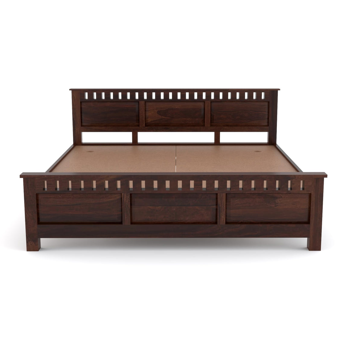 Bhagwati Art Sheesham Wood Bed without Storage – Kuber Design – view 13