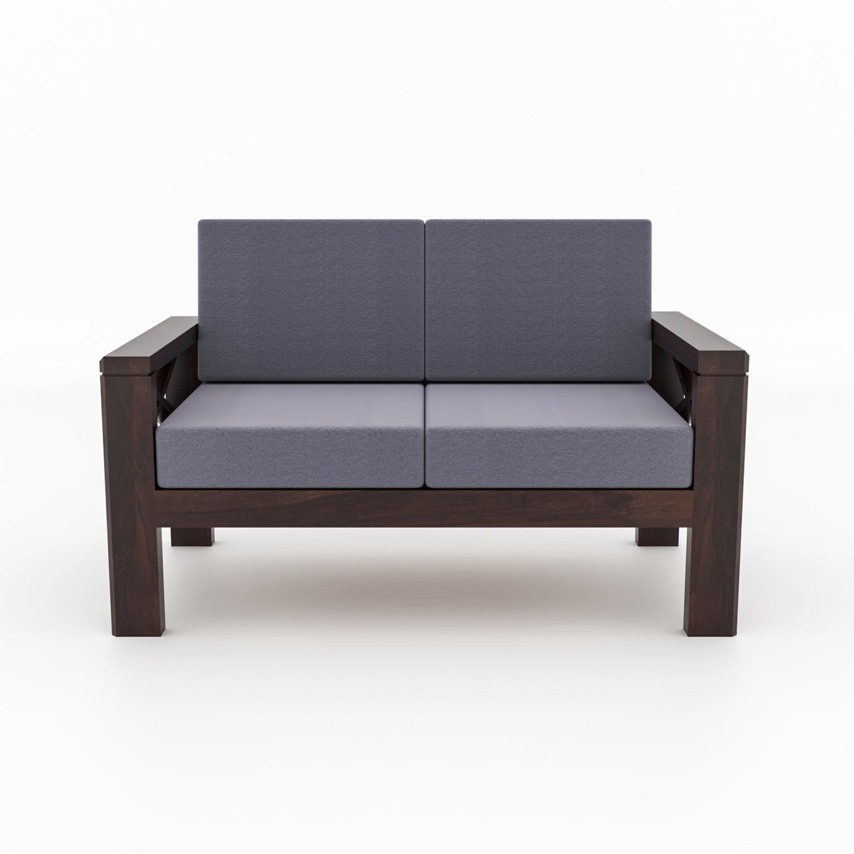 Bhagwati Art Sheesham Wood 7 Seater Sofa Set with X Design Armrests – view 33