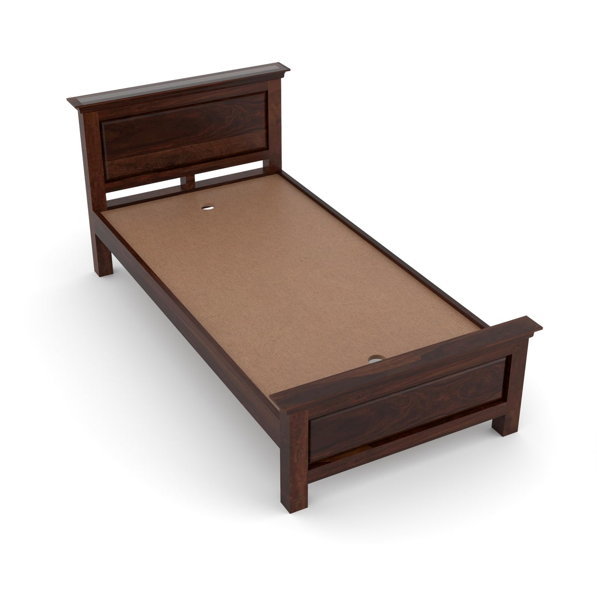 Bhagwati Art Sheesham Wood Single Bed without Storage – 1 Dalla Design – view 11
