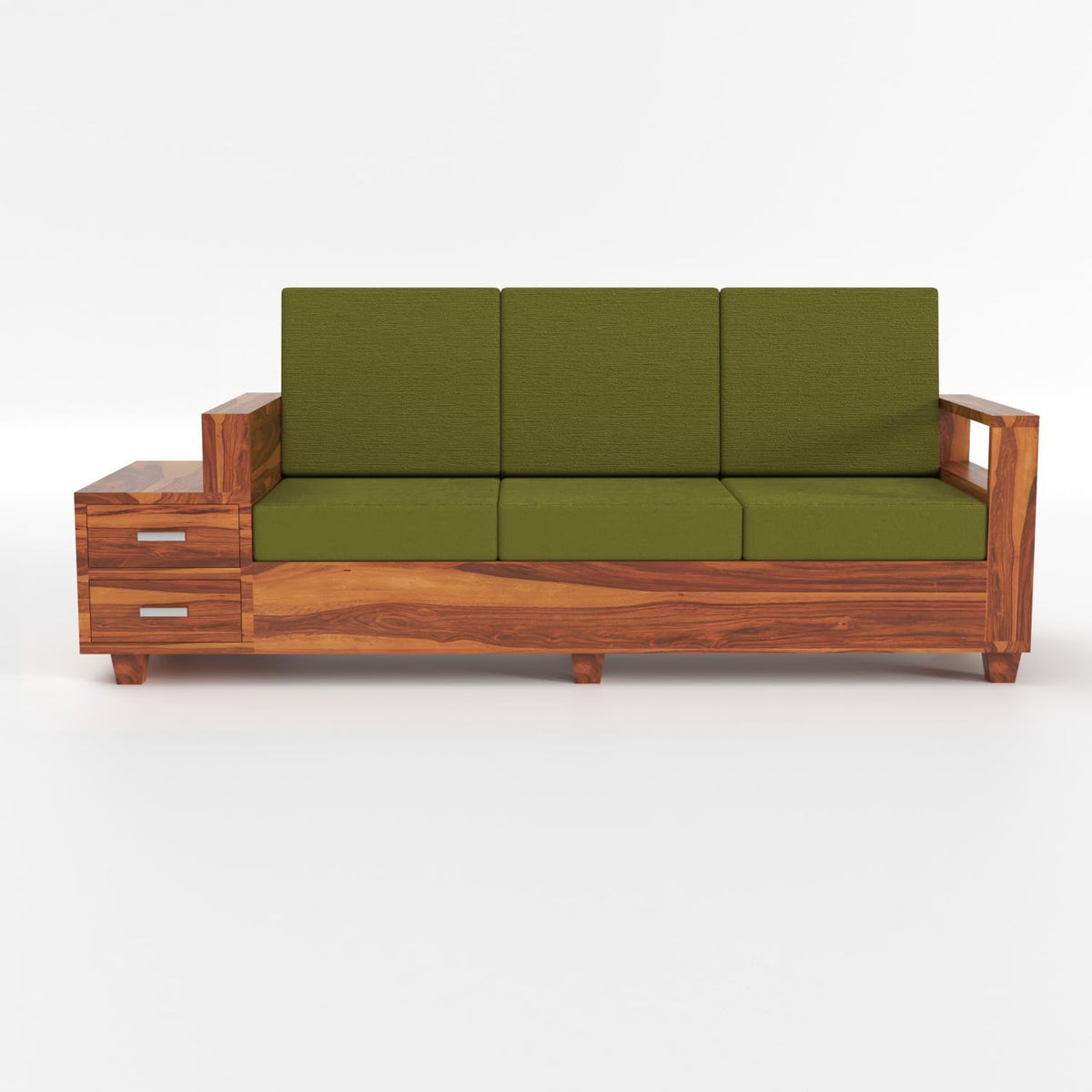 Bhagwati Art Sheesham Wood 7 Seater Sofa Set with Drawer Storage – view 21