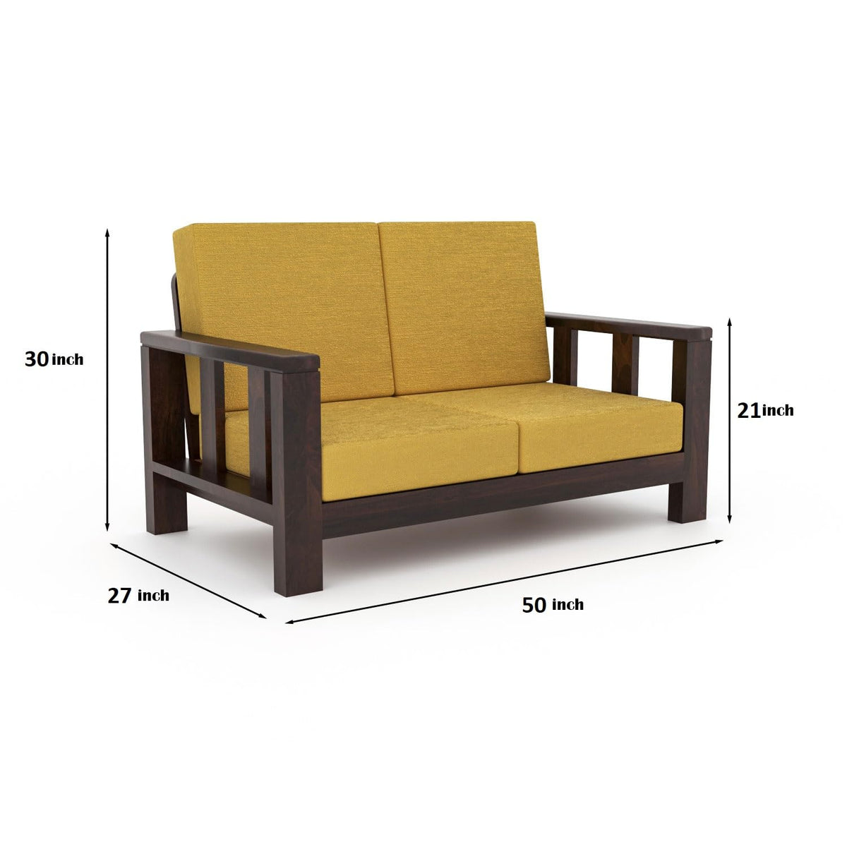 Bhagwati Art Sheesham Wood 4 Seater Sofa Set – Lounge Design – view 20