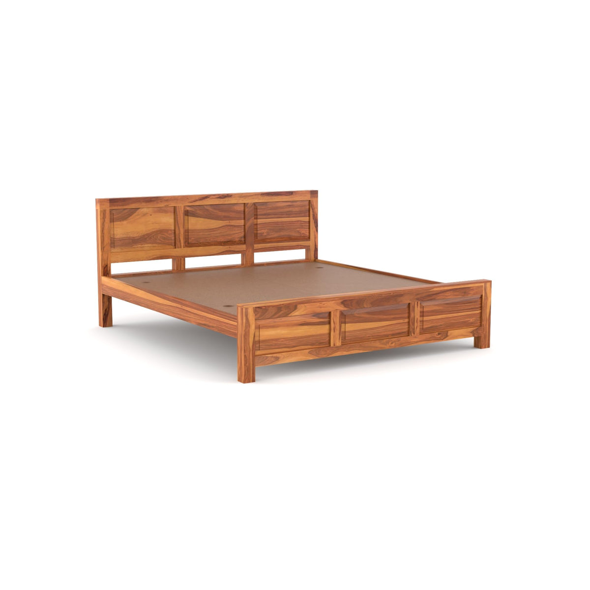 Bhagwati Art Sheesham Wood Bed without Storage – 3 Dalla Design – view 8