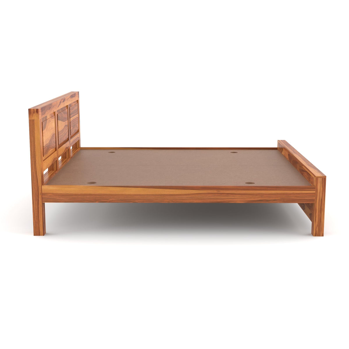 Bhagwati Art Sheesham Wood Bed without Storage – 3 Dalla Design – view 7