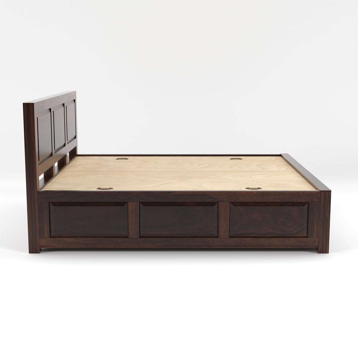 Bhagwati Art Sheesham Wood Bed with Box Storage – 3 Dalla Design – view 14