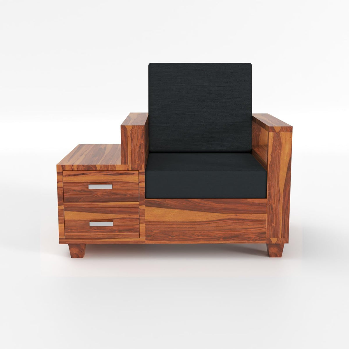 Bhagwati Art Sheesham Wood 6 Seater Sofa Set with Drawer Storage – view 8