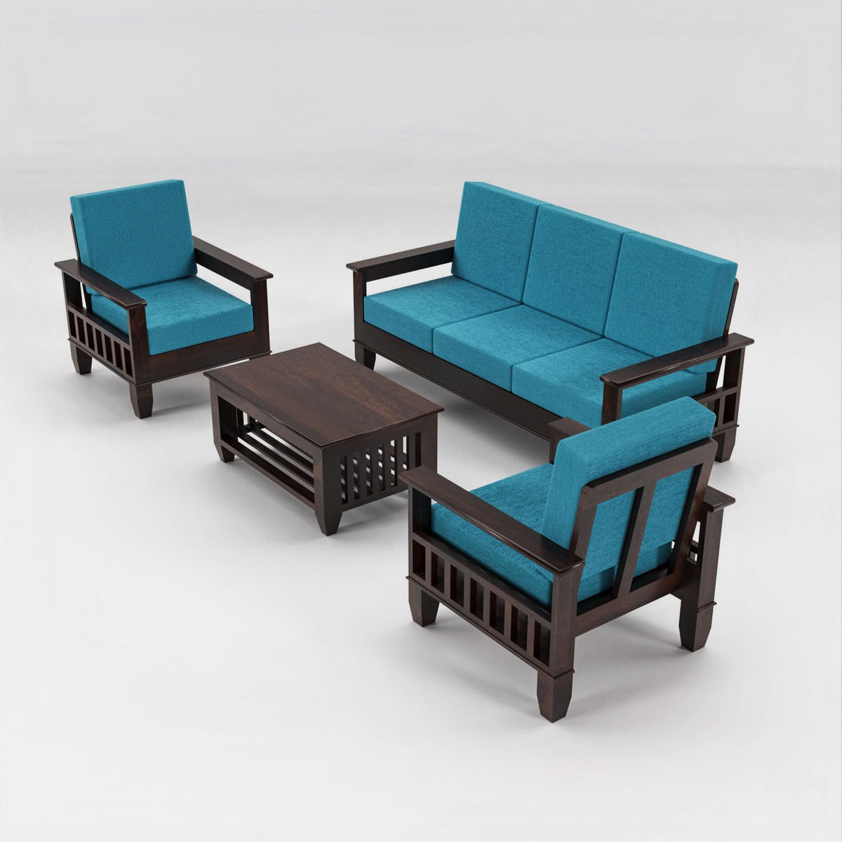 Bhagwati Art Sheesham Wood 5 Seater Sofa Set – Classic Design – view 12