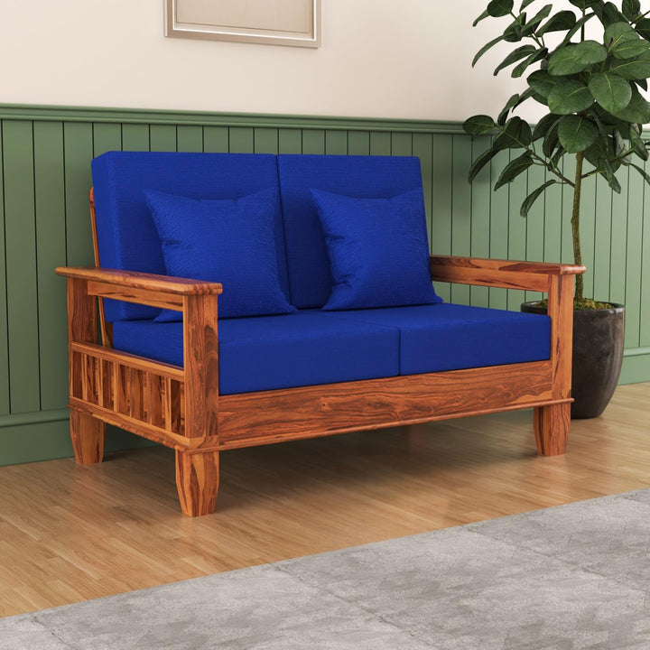 Bhagwati Art Sheesham Wood 2 Seater Sofa – Classic Design – view 1