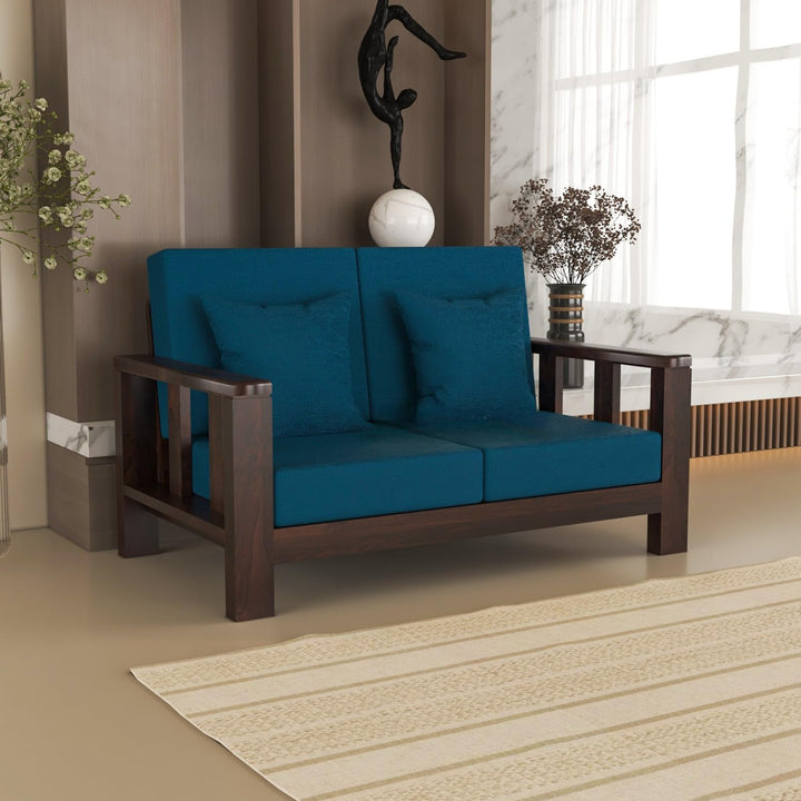 Bhagwati Art Sheesham Wood 2 Seater Sofa – Lounge Design – view 1