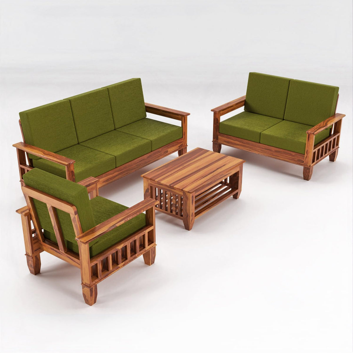 Bhagwati Art Sheesham Wood 6 Seater Sofa Set – Classic Design – view 28