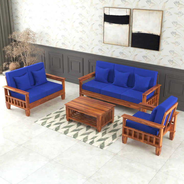 Bhagwati Art Sheesham Wood 6 Seater Sofa Set – Classic Design – view 1