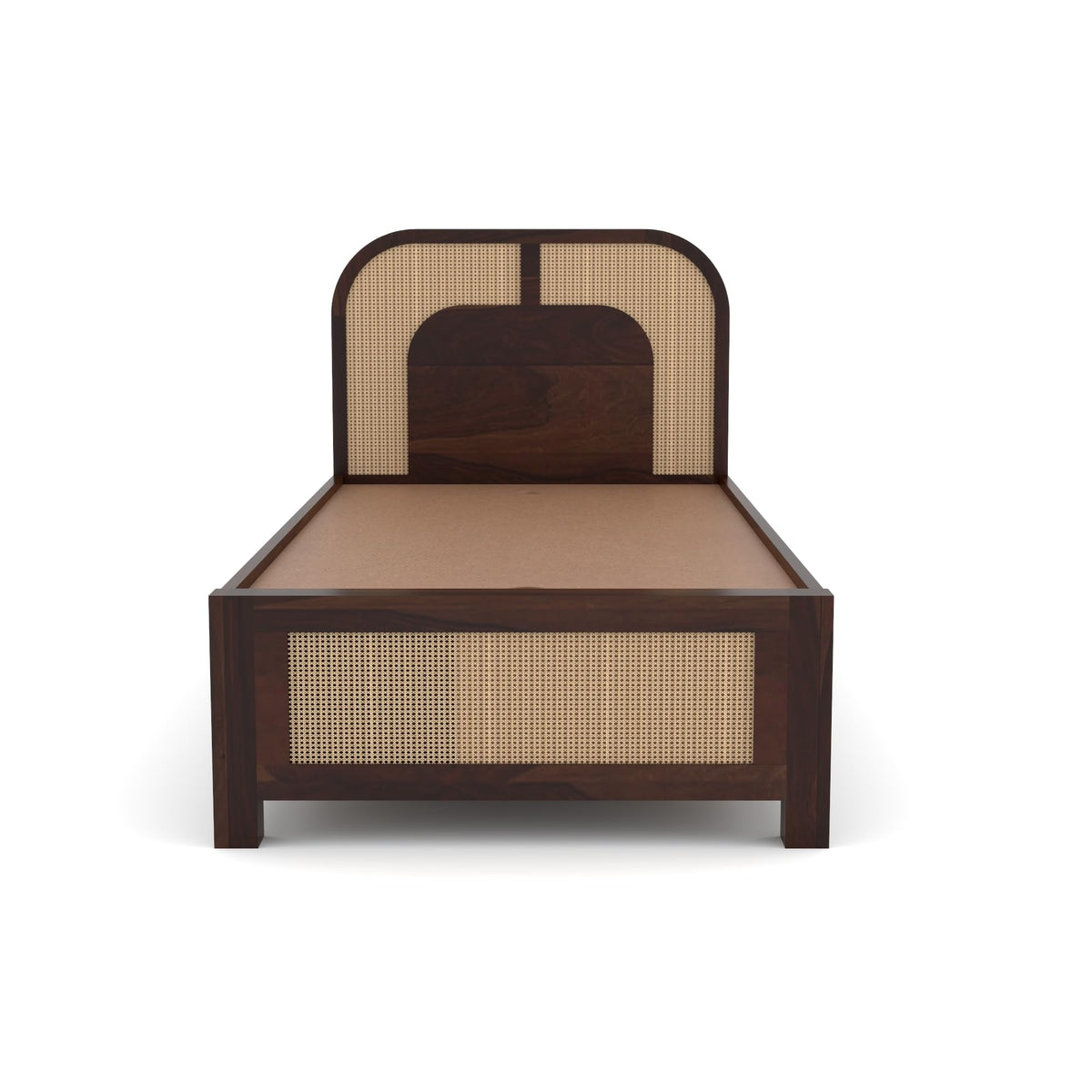 Bhagwati Art Sheesham Single Bed with Box Storage – 5 Jali Rattan Cane – view 11