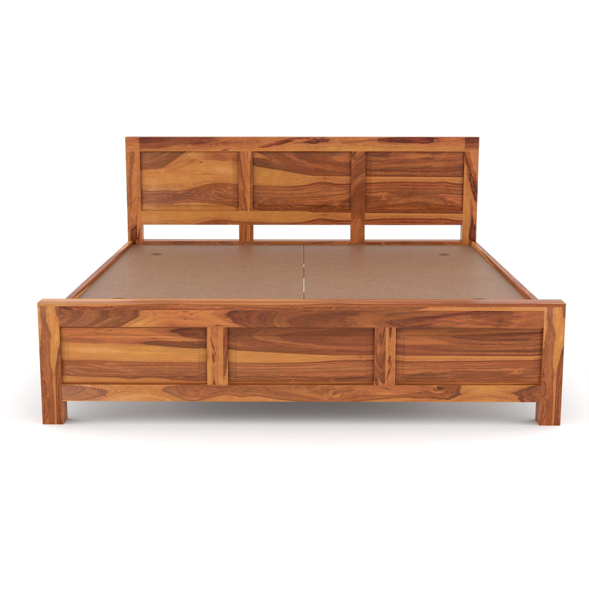 Bhagwati Art Sheesham Wood Bed without Storage – 3 Dalla Design – view 5