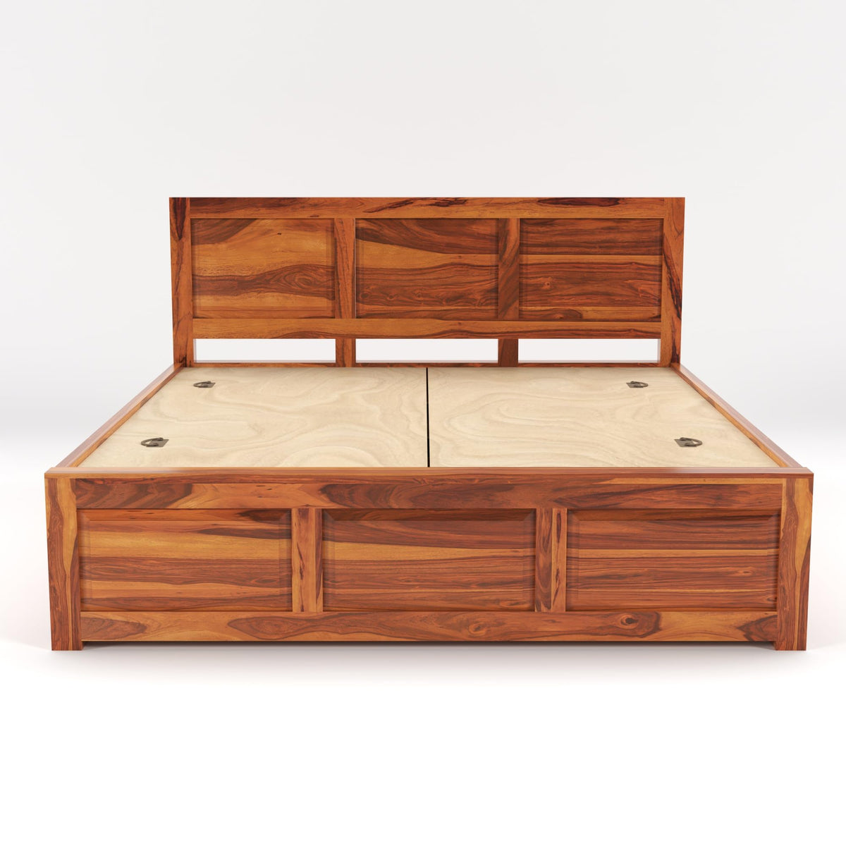Bhagwati Art Sheesham Wood Bed with Box Storage – 3 Dalla Design – view 7