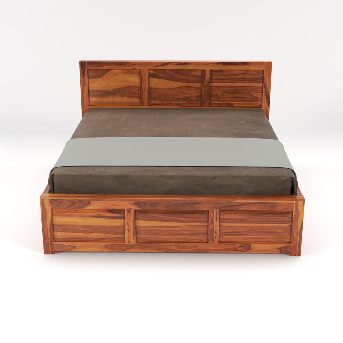 Bhagwati Art Sheesham Wood Bed with Box Storage – 3 Dalla Design – view 4