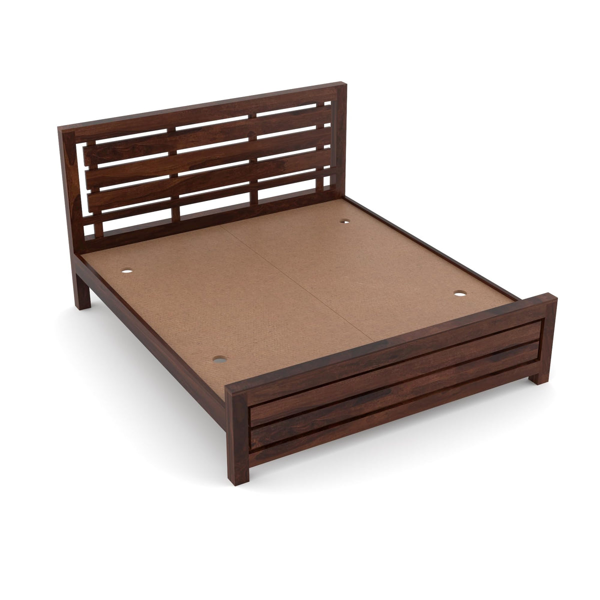 Bhagwati Art Sheesham Wood Bed without Storage – 3 Fanti Design – view 11